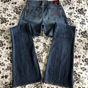 !It Jeans Diva Low Rise Embellished Blue Womens SIze 26